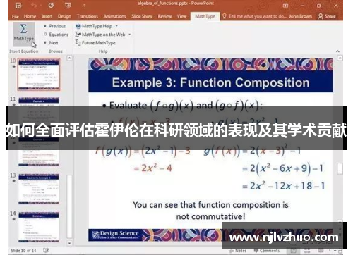 如何全面评估霍伊伦在科研领域的表现及其学术贡献
